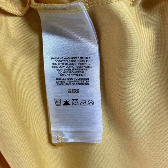 Columbia PFG Polo Shirt Mens Large Yellow Collared Active Fishing Size 2XL EUC - Picture 7 of 7